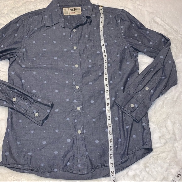 Urban Pipeline Button Down Shirt, sz M - Picture 6 of 7